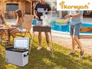 Mini Refriger for Car, DC12/24V, -7.6 F to 68 F, Car Refrigerator, Mini Freezer for Driving, Travel, Fishing, Outdoor or Home Use 52qt