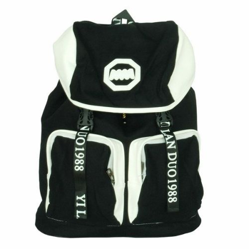 [Fashion Canvas- Black & White] Multipurpose Outdoor Backpack / Day back / School Bag