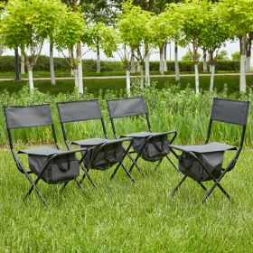 4-piece Folding Chair with Storage Bag