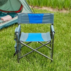 1-piece Padded Folding Directors Chair for indoor, Camping.