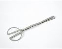 Scissor Shape Folding Tongs Mini Outdoor Barbecue Tool Stainless Steel