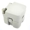 5.3 Gallon 20L Flush Outdoor Indoor Travel Camping Portable Toilet for Car, Boat, Caravan, Campsite, Hospital, Gray XH