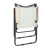 Folding Chair for Indoor, Outdoor Camping, Picnics, Beach, Backyard, BBQ, Party, Patio, Beige