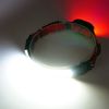 2 Pack Set of Rechargeable Headlamps 3 Light Modes White Red Light Headlight Band Flashlight Hand-free Head Lamp for Fishing Camping Hiking Running
