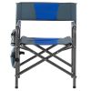 1-piece Padded Folding Directors Chair for indoor, Camping.