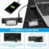 Motion Sensor Rechargeable Headlamp 9 Light Modes Hand Wave Headlight Phone Charging Flashlight