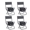 4-piece Folding Chair with Storage Bag