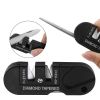 Portable Tungsten Ceramic Carbide Knife Pocket Sharpener Pocket Diamond Tool For Outdoor Camping or Hiking