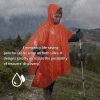 First aid raincoat/survival blanket loss of temperature insulation
