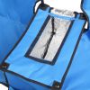 Double Folding Chairs w/Umbrella Mini Table Beverage Holder