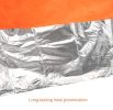 First aid raincoat/survival blanket loss of temperature insulation