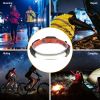 2 Pack Set of Rechargeable Headlamps 3 Light Modes White Red Light Headlight Band Flashlight Hand-free Head Lamp for Fishing Camping Hiking Running