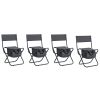4-piece Folding Chair with Storage Bag