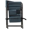 2-piece Lightweight Folding Outdoor Chair with Storage Pockets.