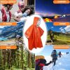 First aid raincoat/survival blanket loss of temperature insulation