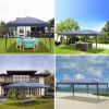 10' x 20' Home Use Camping Waterproof Folding Tent/Canopy with Carry Bag Blue