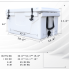 White Colored Ice Chest 65QT