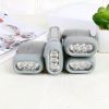 Hand Pressing Dynamo Power Wind Up 3 LED Flashlight Light Hand Press Crank Camping Lamp Light for Outdoor Home