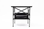Lightweight Roll-up Square Aluminum Table for Camping, Picnics, Beach,Backyard, BBQ,