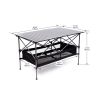 1-piece Folding Table with Carrying Bag