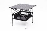 Lightweight Roll-up Square Aluminum Table for Camping, Picnics, Beach,Backyard, BBQ,