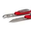 Pocket Knife/Utensils Set; 4-in-1 Stainless Steel Knife, Spoon, Fork, and Bottle Opener, Multitool Great for Backpacking