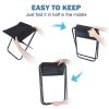 Folding Camping Stool, Collapsible, Folding Foot Rest for Lightweight Compact Chair