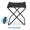 Folding Camping Stool, Collapsible, Folding Foot Rest for Lightweight Compact Chair
