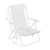 Portable Blue Solid camping chair