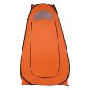 Pop-Up Toilet Shower Tent Changing Room Dressing Tent Camping Shelter Orange