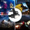 Motion Sensor Rechargeable Headlamp 9 Light Modes Hand Wave Headlight Phone Charging Flashlight