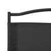 Camping Chairs 2 pcs Black, Oxford Fabric