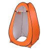 Pop-Up Toilet Shower Tent Changing Room Dressing Tent Camping Shelter Orange