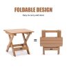 TALE Adirondack Portable Folding Side Table  All-Weather and Fade-Resistant