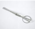 Scissor Shape Folding Tongs Mini Outdoor Barbecue Tool Stainless Steel