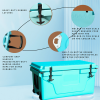 Hot Selling Blue Color 65QT Cooler/Ice Chest