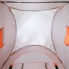 Pop-Up Toilet Shower Tent Changing Room Dressing Tent Camping Shelter Orange