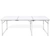 Foldable Camping Table Height Adjustable Aluminum