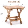 TALE Adirondack Portable Folding Side Table  All-Weather and Fade-Resistant