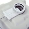 5.3 Gallon 20L Flush Outdoor Indoor Travel Camping Portable Toilet for Car, Boat, Caravan, Campsite, Hospital, Gray XH