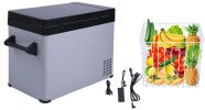 Mini Refriger for Car, DC12/24V, -7.6 F to 68 F, Car Refrigerator, Mini Freezer for Driving, Travel, Fishing, Outdoor or Home Use 52qt