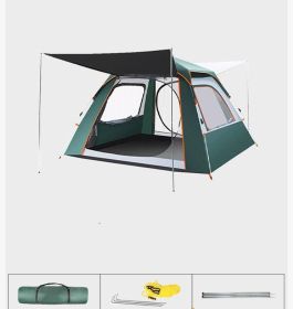 Foldable Automatic Thickening Sunscreen Wild Picnic Home Full Set Camping Tent (Option: Vinyl58-4 Style)