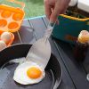 Folding Frying Spatula Soup Spoon Outdoor Camping Portable Stainless Cookware