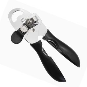 Handy Can Bottle Opener Ergonomic Anti Slip Grip Handle (orange,green: Black)