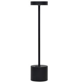LED Waterproof Rechargeable Desk Lamp with Flashlight Dimming Metal (orange,green: Black)