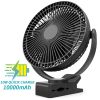8-Inch Battery Operated Clip on Fan