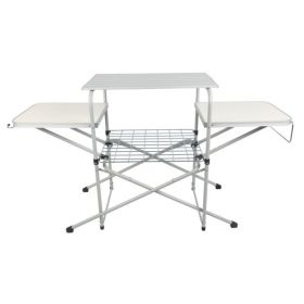 Three Table Top Camp Kitchen Cooking Stand (orange,green: White)
