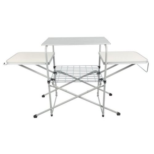 Three Table Top Camp Kitchen Cooking Stand