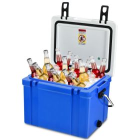 Portable Camping Ice Cooler (orange,green: Blue, Small: M)