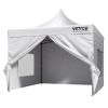 10x10 FT Pop up Canopy with Removable Sidewalls, Wheeled Bag, UV Resistant Waterproof